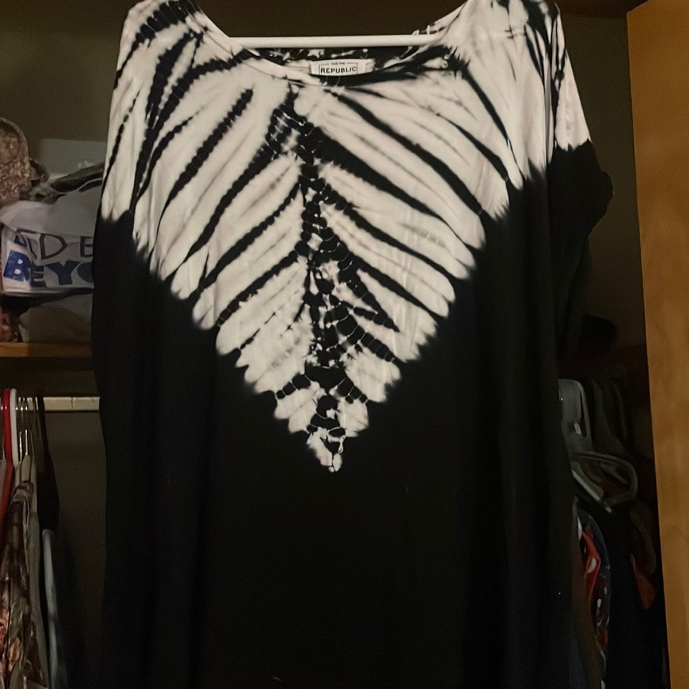 For the Republic tie dye t shirt size 1X